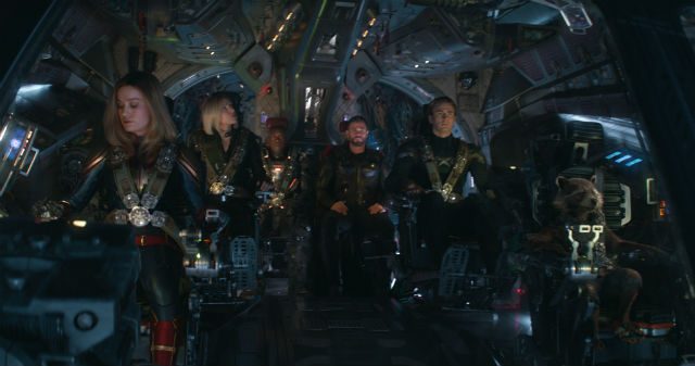 TRAVEL. Captain Marvel and Rocket accompanies the other members to space.  