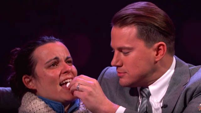 WATCH: Channing Tatum whispers Valentine’s Day messages to a fan