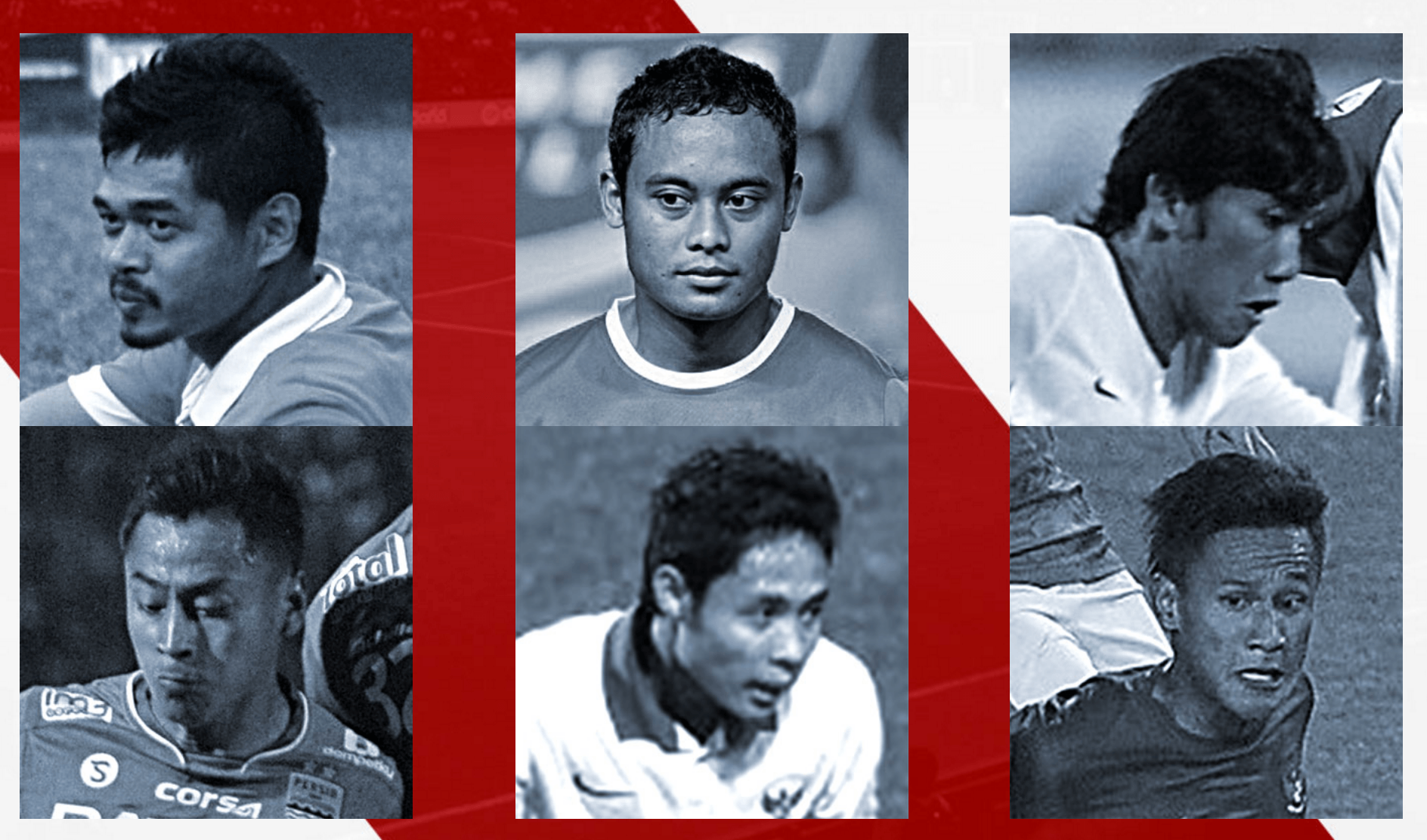 Pemain muda dan legenda sepak bola Indonesia