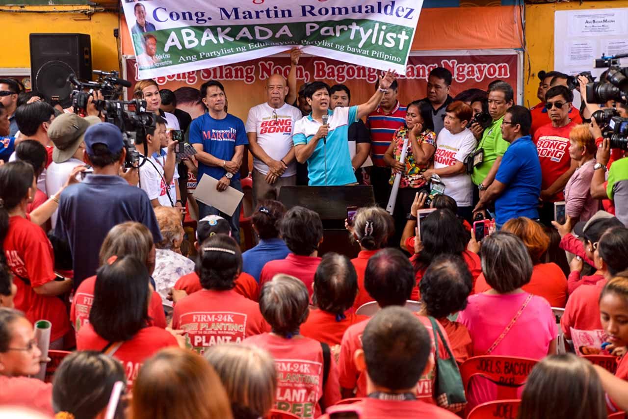 Caloocan residents voting for Bongbong Marcos out of nostalgia