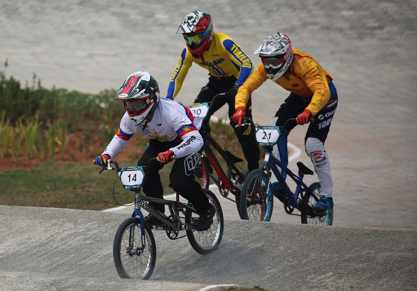Daniel Caluag fails to defend Asian Games BMX title