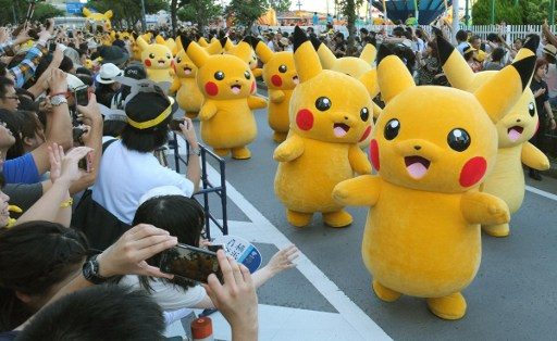 Pikachu parade as Japan goes Pokémon crazy