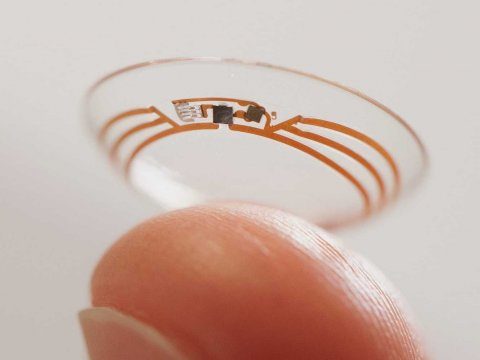 SMART CONTACT LENS. Finding viable power sources is part of the challenge of developing products that don't fit neatly in an established category. Photo from Google   