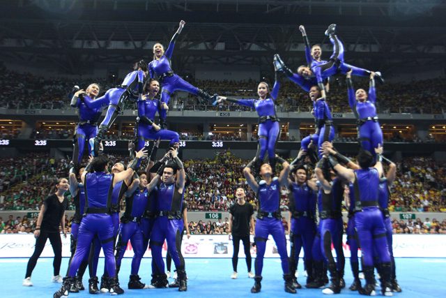 IN PHOTOS: Cheers, stunts, pyramids at the UAAP Cheerdance Competition