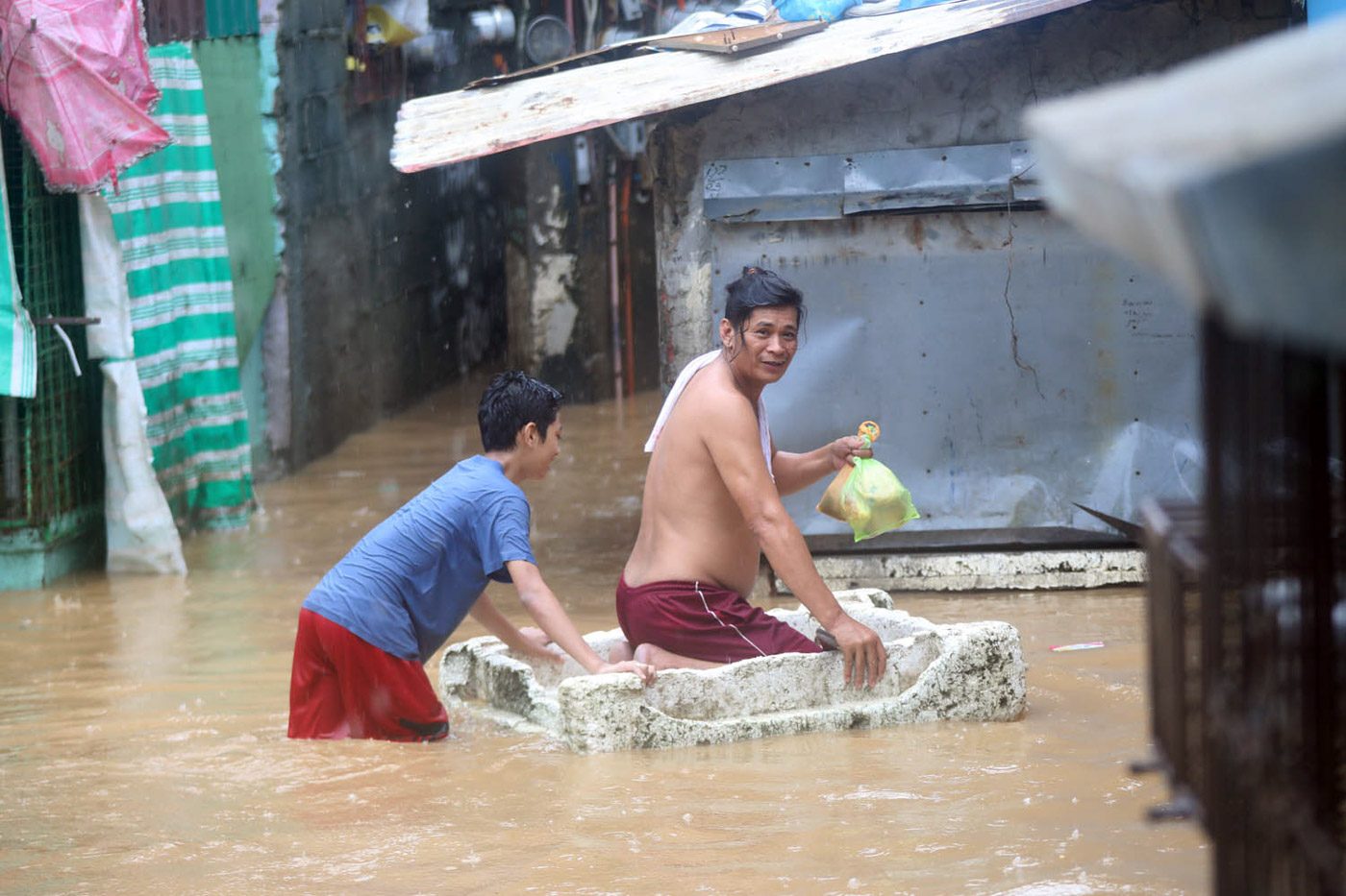 LOOK: Floods hit parts of Luzon