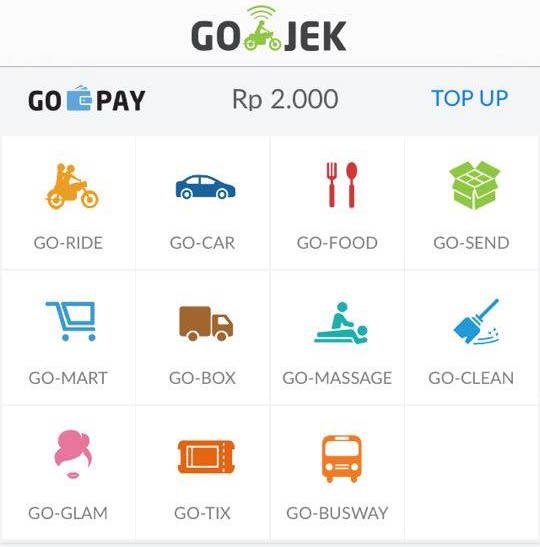 TERBARU. Aplikasi Go-Jek untuk iOs versi 2.0.0. Foto screenshot dari aplikasi Go-Jek 