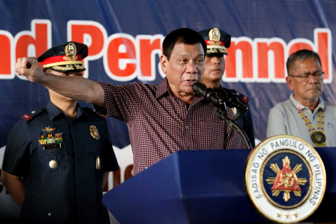 TOUGH APPROACH. President Rodrigo Duterte defends his drug war and criticizes critics of his approach. File phhoto by Karl Norman Alonzo/PPD    