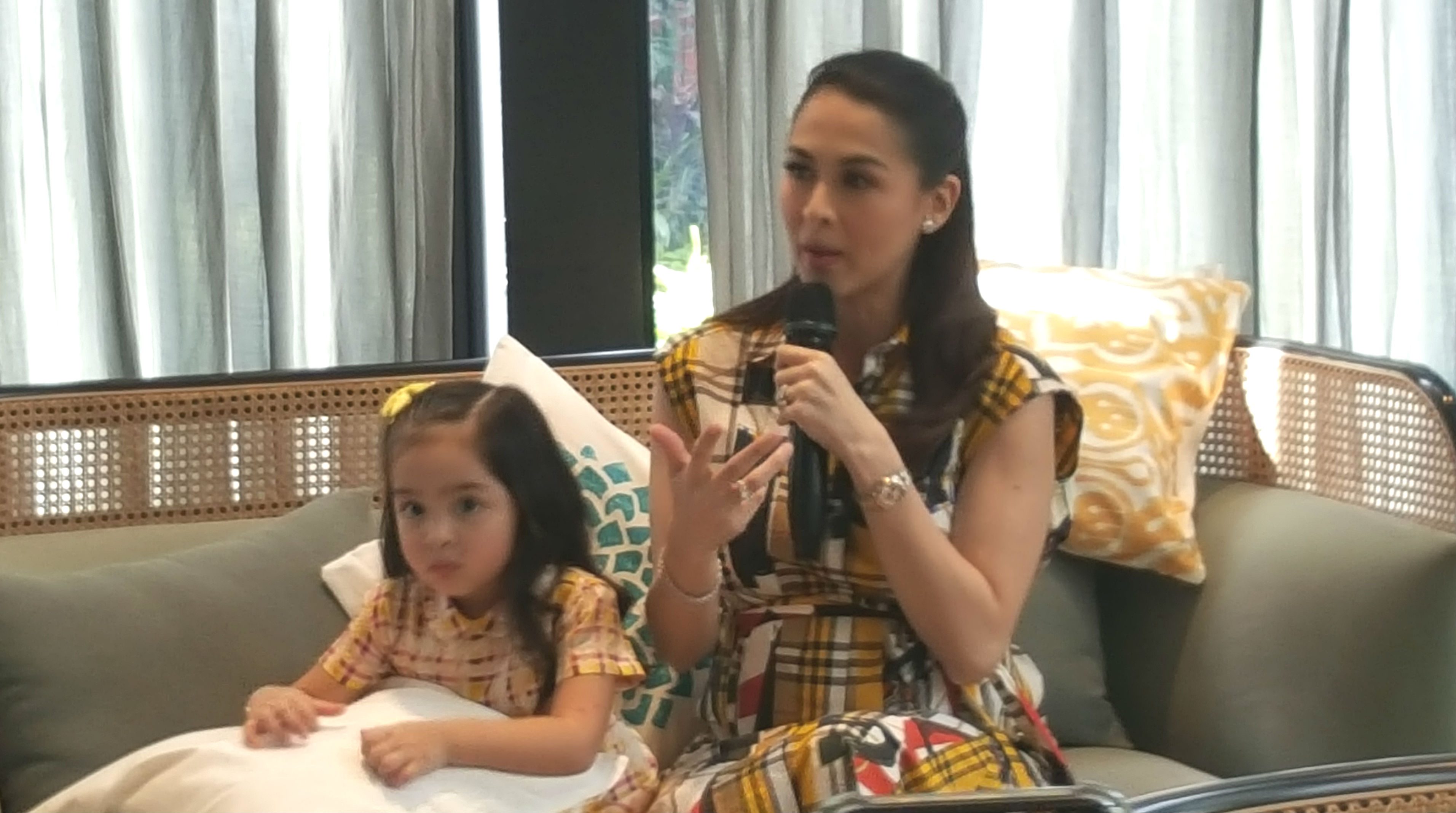 TIME WITH ZIA. Marian and Zia are the new faces of Nido 3+ milk. The actress, who is pregnant with baby number 2, is expected to give birth in the summer.  