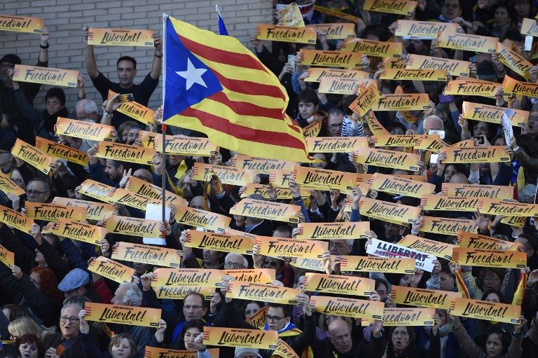 Catalans flood Barcelona to demand leaders’ freedom