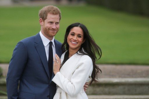 ENGAGED. Meghan Markle is set to marry Britain's Prince Harry next year. Photo by Daniel Leal-Olivas/AFP 
