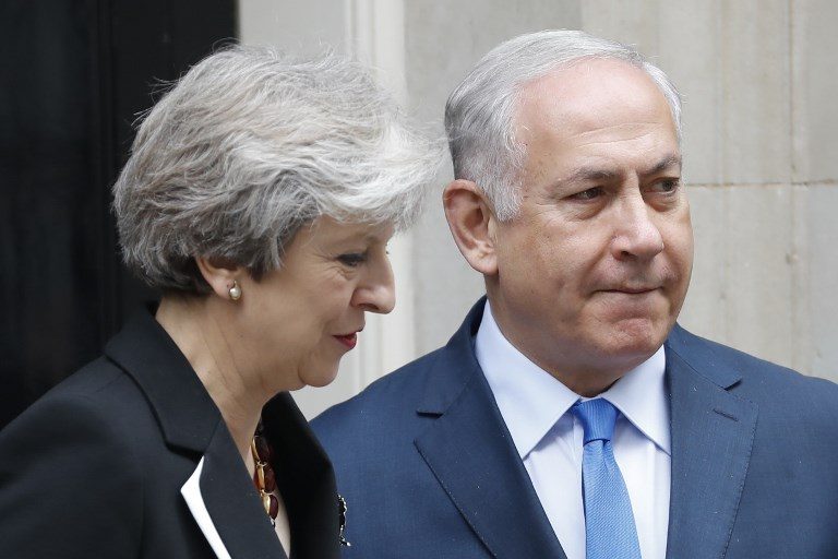 Britain raises Israeli settlements on Balfour centenary