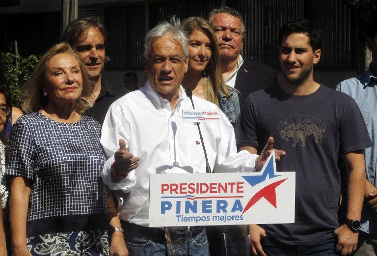 Piñera, Guillier to contest runoff in Chile election