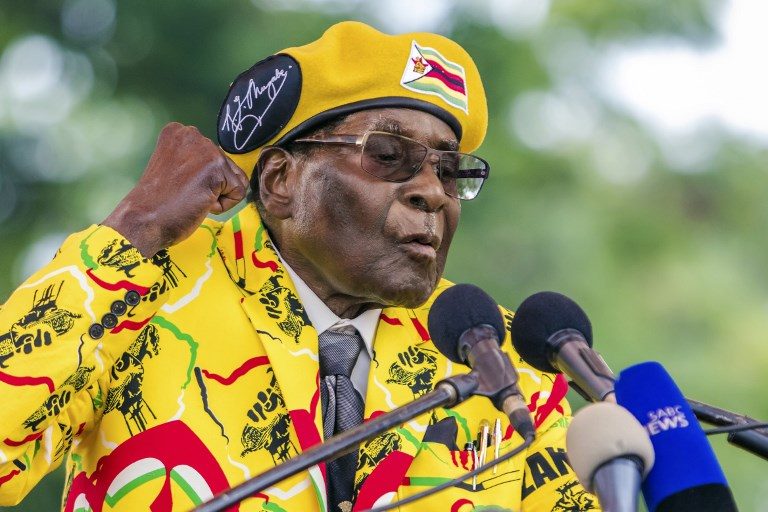 Mugabe ousted as ruling party chief as end nears