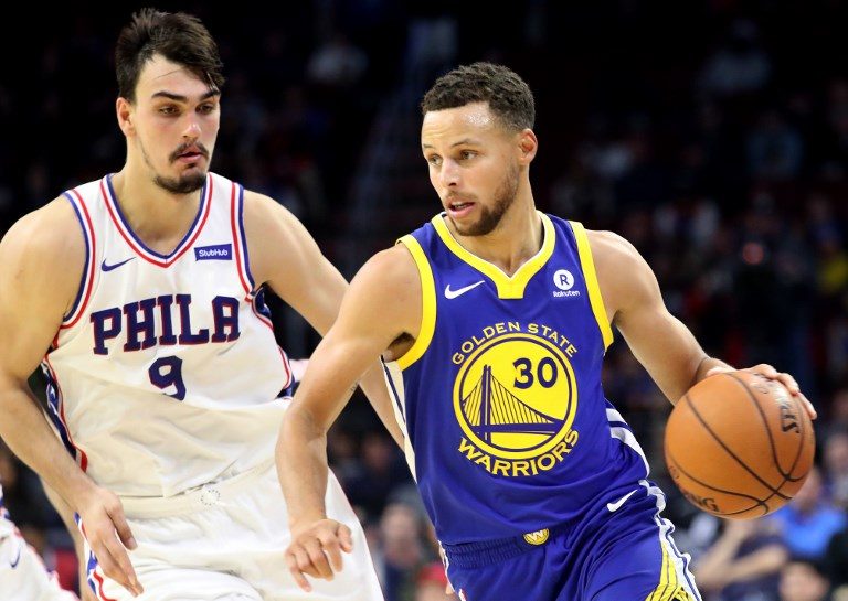Steph Curry leads Warriors fightback after Sixers blitz