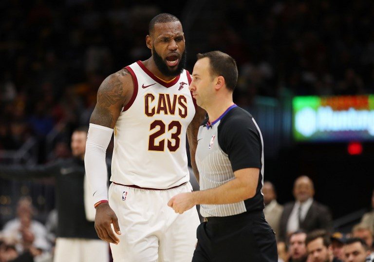 LeBron James gets tossed out for the first time in his NBA career