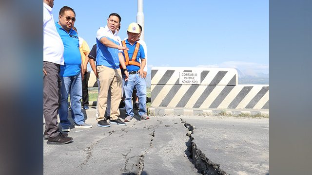 DPWH: Pampanga road, bridge closed to traffic over earthquake damage