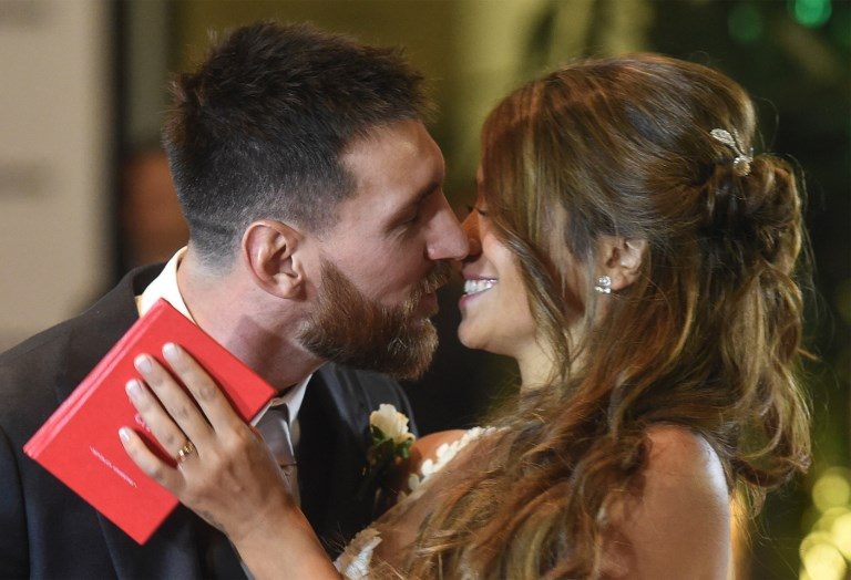 FOTO: Para bintang sepak bola di pernikahan Lionel Messi