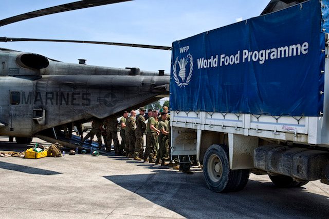 Storm-hit Haiti gets first major food aid