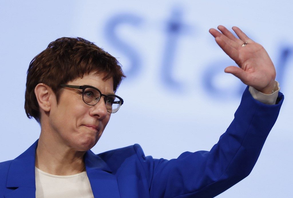Merkel heiress wins ‘loyalty’ after challenging critics