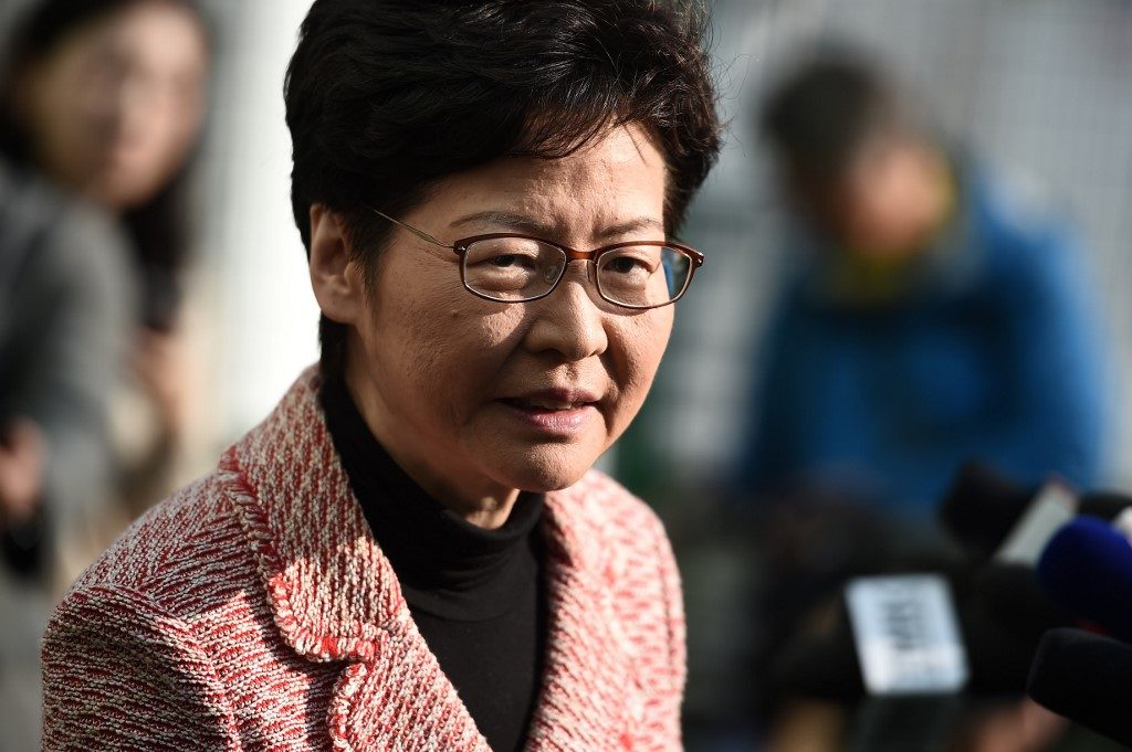 China ‘resolutely’ backs Hong Kong leader despite polls setback