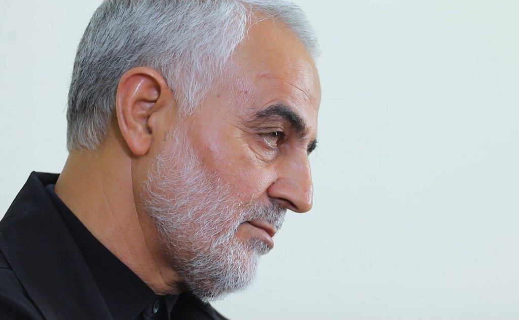 QASEM SOLEIMANI. An image grab taken from a broadcast by Islamic Republic of Iran Broadcasting (IRIB) on October 1, 2019, shows Qasem Soleimani, Iranian Revolutionary Guards Corps (IRGC) Major General and commander of the Quds Force. File photo by IRIB TV/AFP 