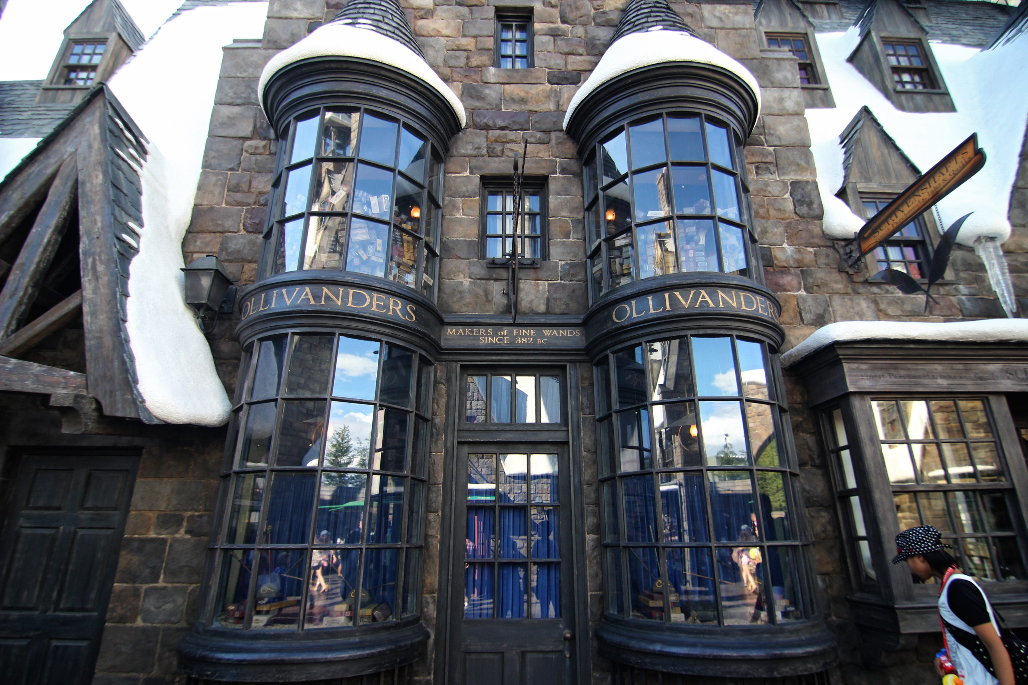 An actual Ollivander's shop can also be found along the street of Hogsmeade inside the Wizarding World of Harry Potter. Photo by Franz Lopez/Rappler 