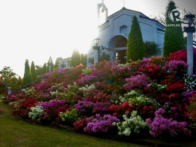 EUROPEAN-INSPIRED. Set amid colorful bougainvilleas, Marian Orchard’s architecture was inspired by European religious structures. Photos by Rhea Claire Madarang 