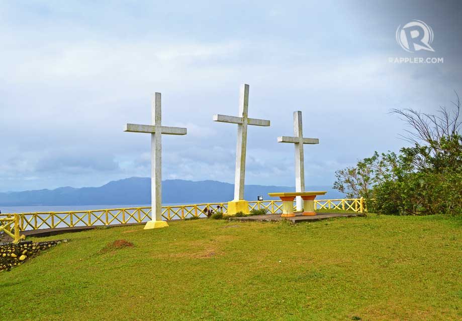 THE THREE CROSSES. Pray and commune with nature at the summit of Mt. Humarap. Photo by Jherson Jaya  