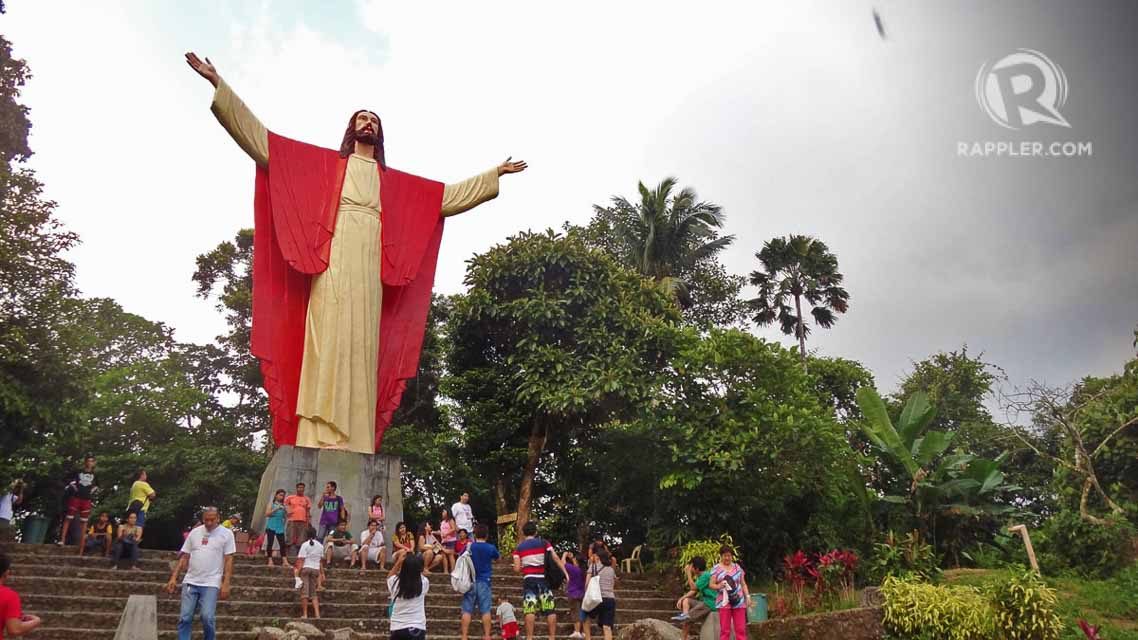 ASCENDING CHRIST. From the hilltop, you can see the Ascending Christ up close. Photo by Rhea Claire Madarang 