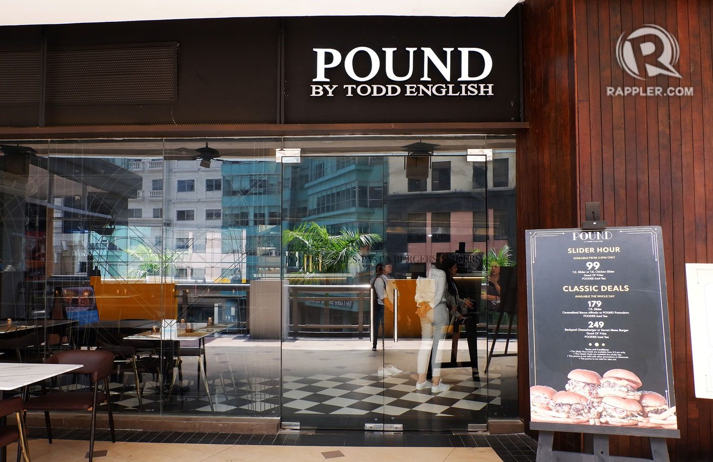 POUND. The restaurant serves up burgers, pasta, risotto tater tots and more. 