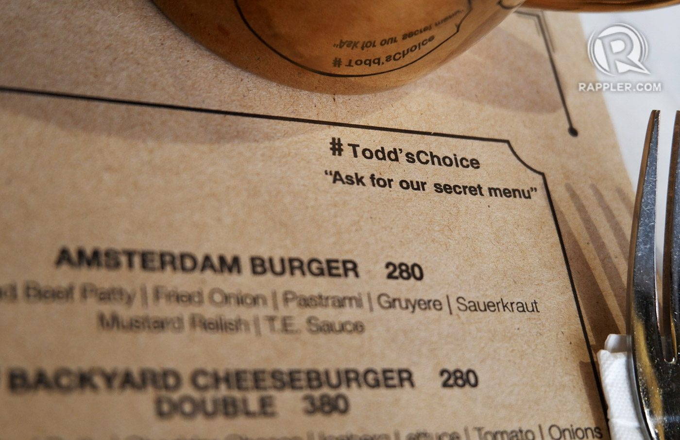 TAKE IT FROM TODD. Read the fine print and ask about the secret menu. 