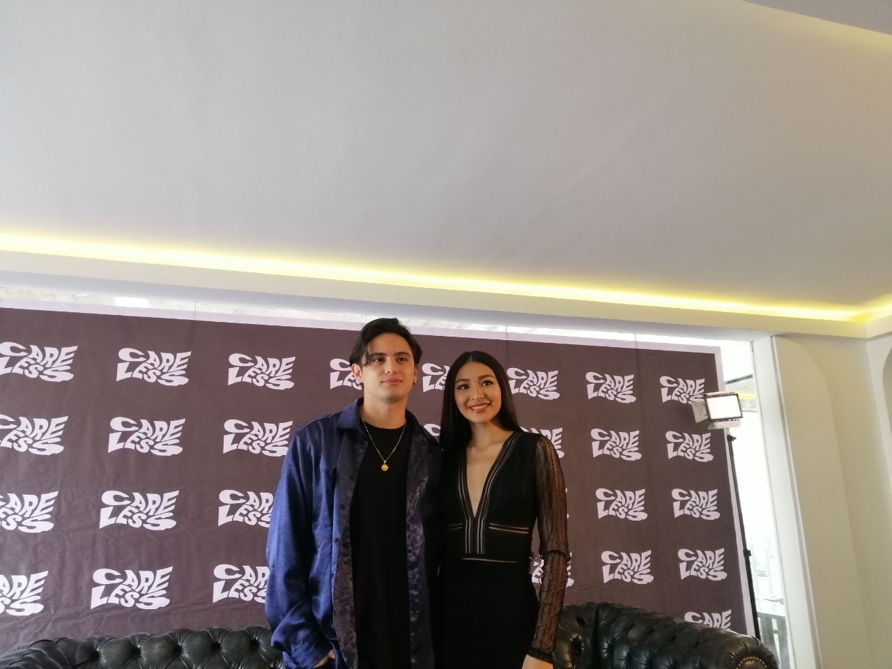 CARELESS. James Reid and Nadine Lustre are seen together at the Artist's Signing Day of James' label Careless. File photo by Amanda Lago/Rappler 