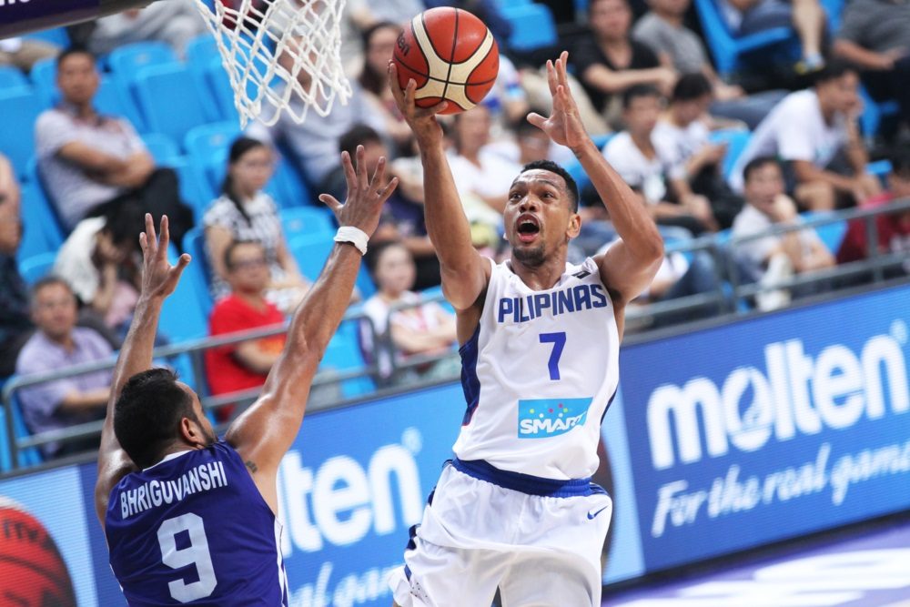THE BLUR. Jayson Castro is a steadying force once more for the nationals. Photo from FIBA 