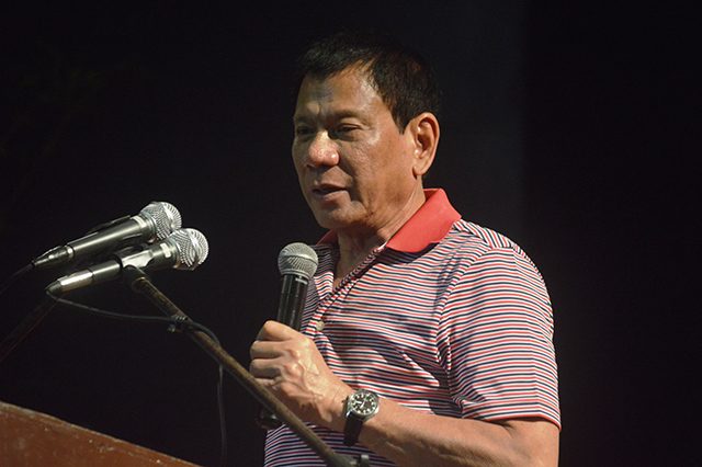 Duterte on VP post: I don’t want to be ‘inutile’