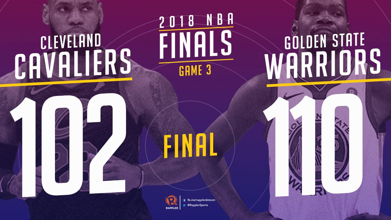 HIGHLIGHTS: Golden State Warriors vs Cleveland Cavaliers – NBA Finals 2018 Game 3