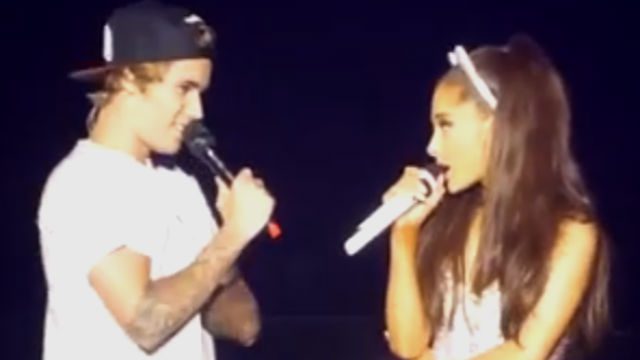Watch Justin Bieber’s surprise appearance at Ariana Grande concert