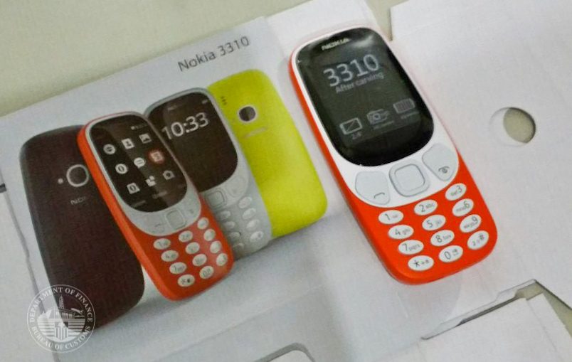 Customs seizes Nokia 3310 phones at NAIA
