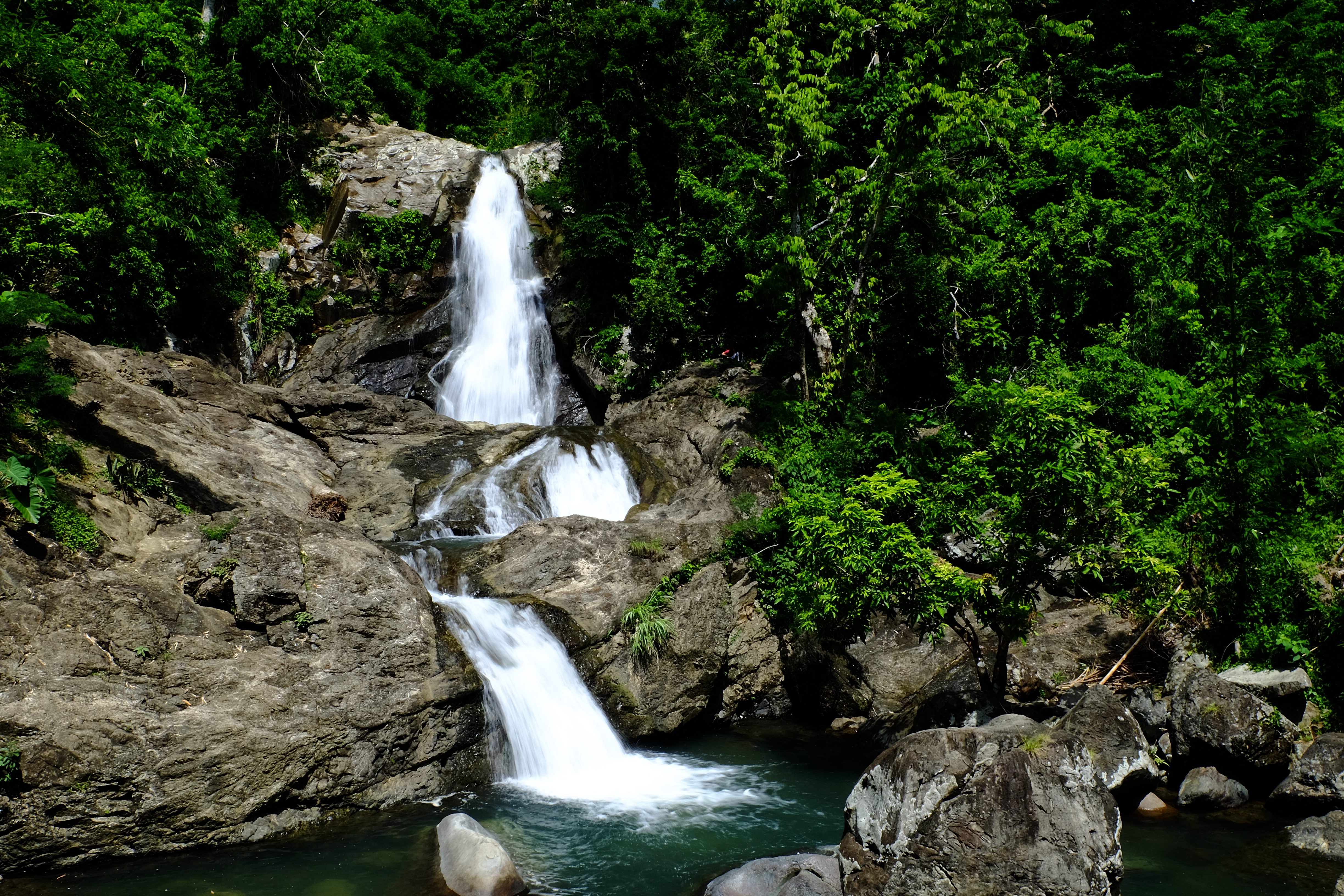 MARIBINA CASCADES. The Maribina waterfalls in Gigmoto. Photo by Joms Santos
 