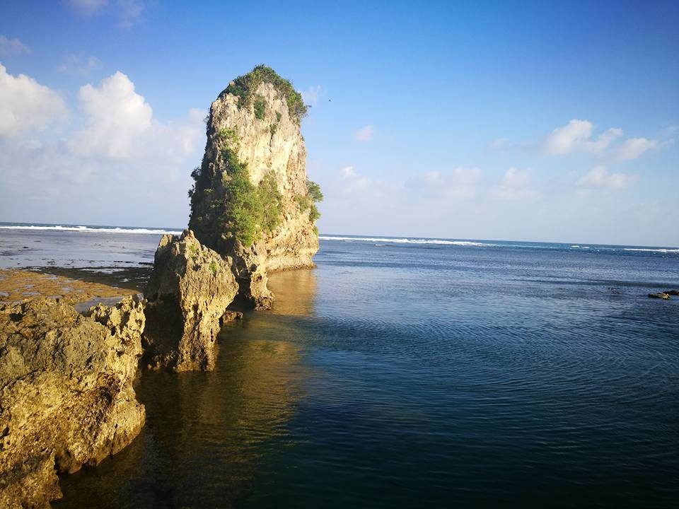 VIRAC. One of the rock formations at a beach resort in Virac. Photo courtesy of Laurie Mae Gucilatar 