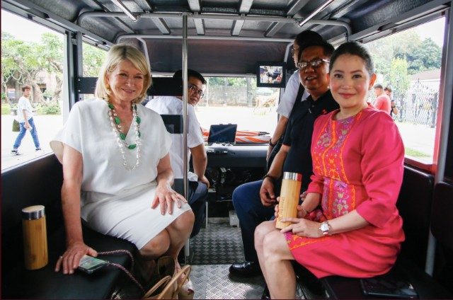 LOOK: Martha Stewart tours Manila, samples Filipino food