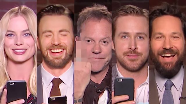 WATCH: Chris Evans, Ryan Gosling, Margot Robbie, and more read ‘Mean Tweets’