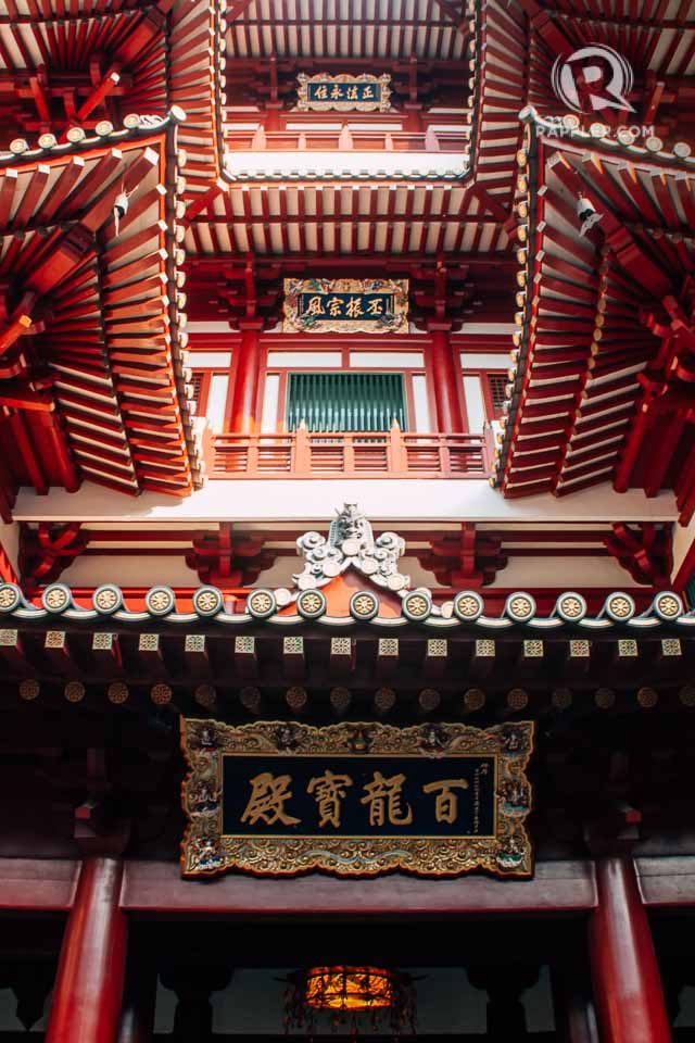 TRADITIONAL DESIGN. Although a new structure, the Tooth Relic Temple is built in a style that recalls the Tang dynasty period, when Buddhism flourished in China. Its overall design philosophy also evokes the Mandala, a representation of the Buddhist Universe. 