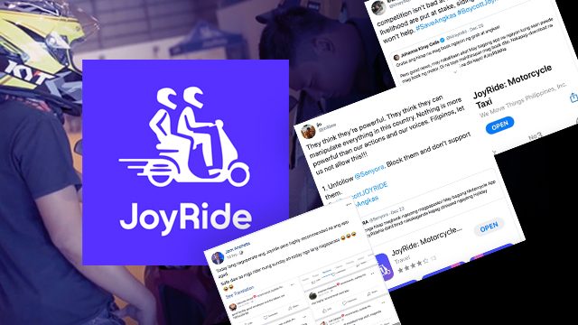 Amid rumors and dubious posts, netizens call for #BoycottJoyRide