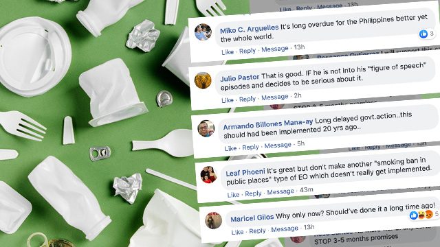 Easier said than done? Netizens discuss Duterte’s idea to ban single-use plastics