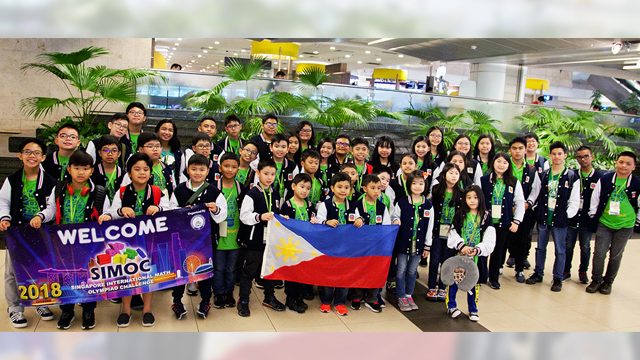 Young Pinoys bag 126 medals in Singapore math competition