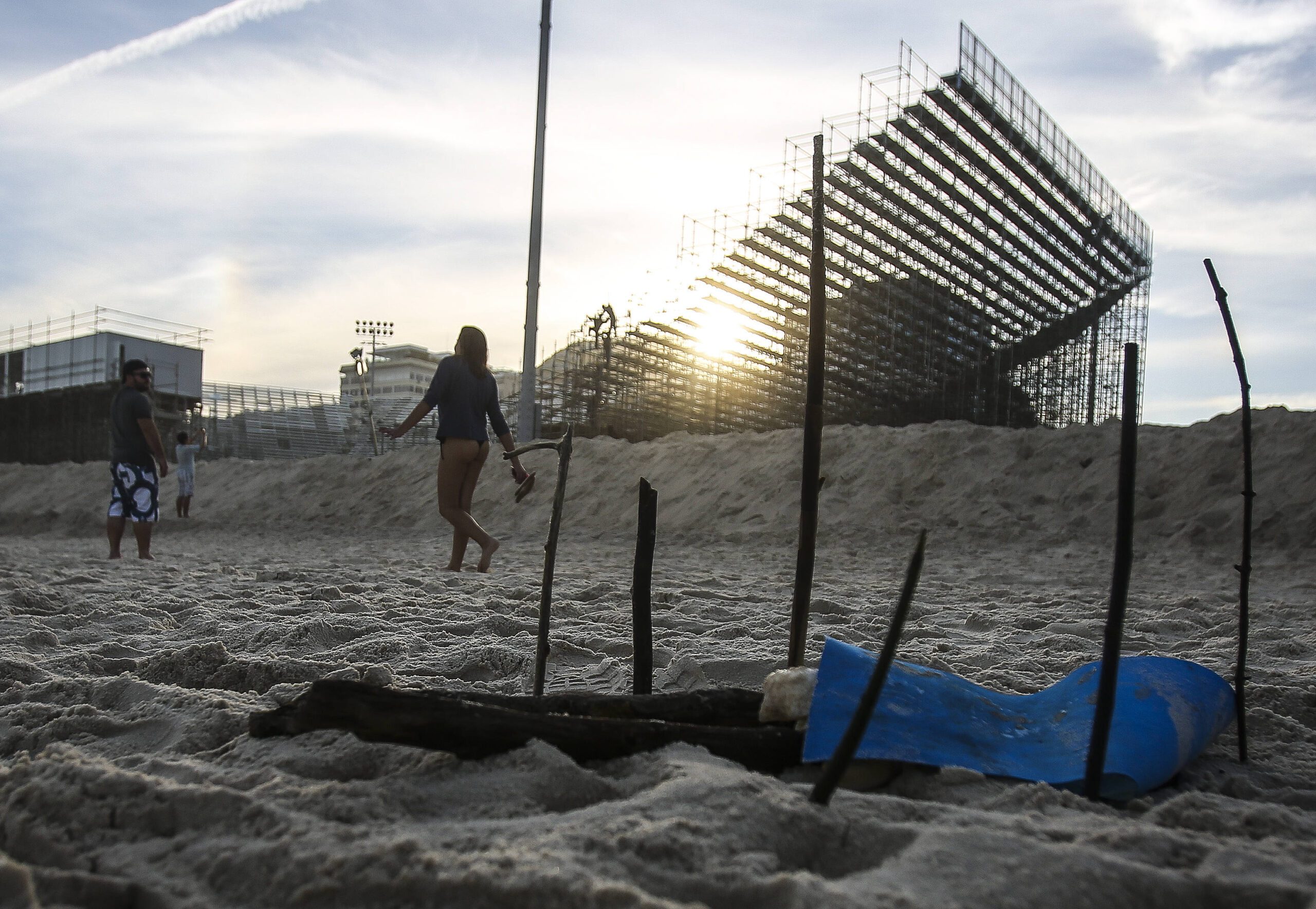Potongan tubuh ditemukan di pantai Rio de Janeiro jelang Olimpiade