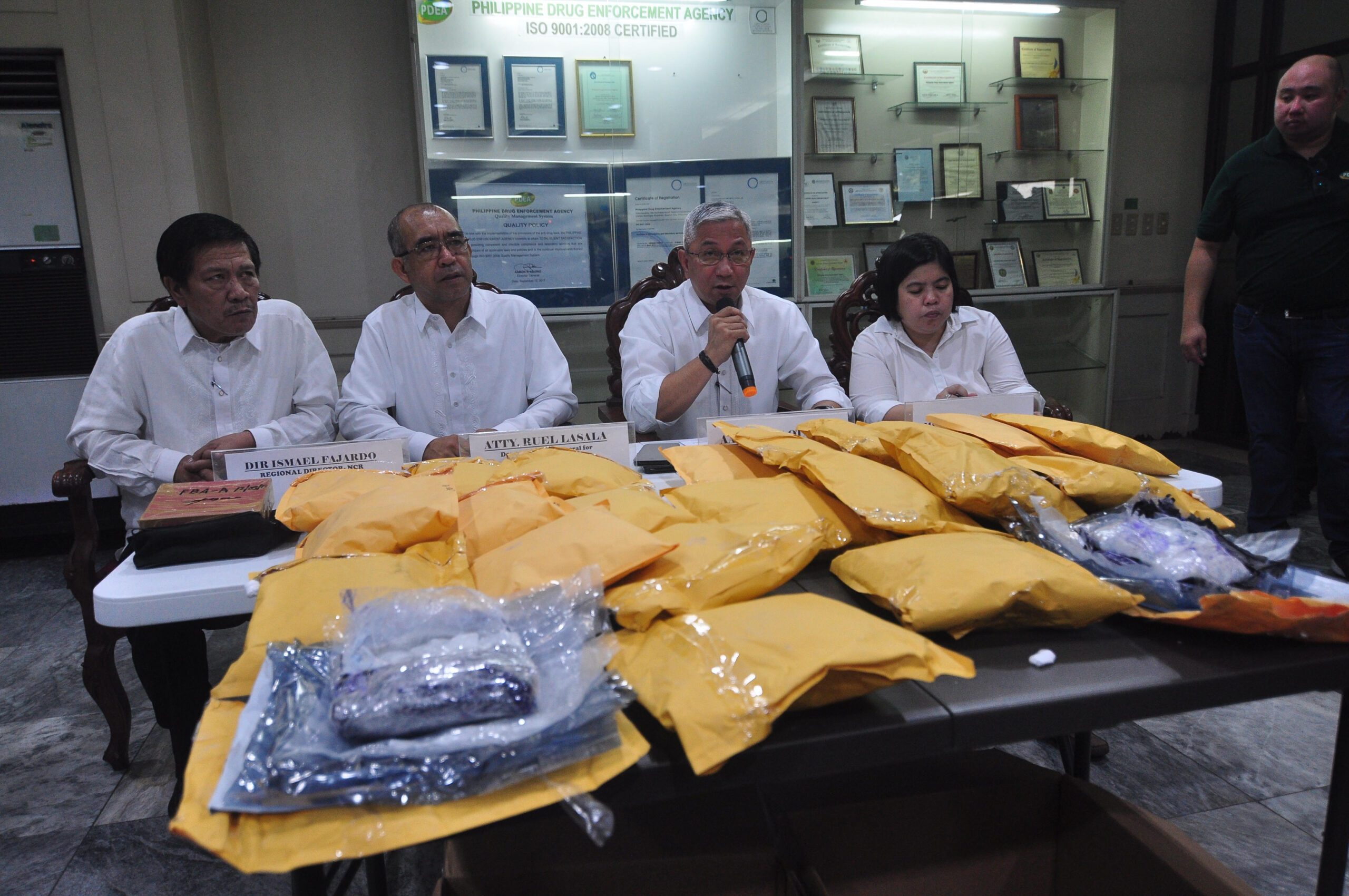 PDEA seizes P57.5M worth of shabu at FedEx branch