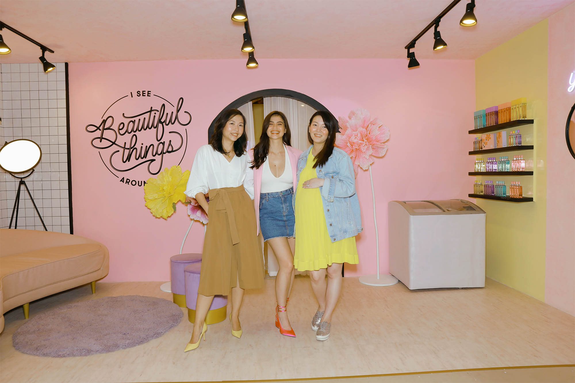 BLK GIRLS. The founders of the homegrown brand – Jacqe Gutierrez, Anne Curtis, and Stephanie Yap-Abellada. Photo courtesy of blk 