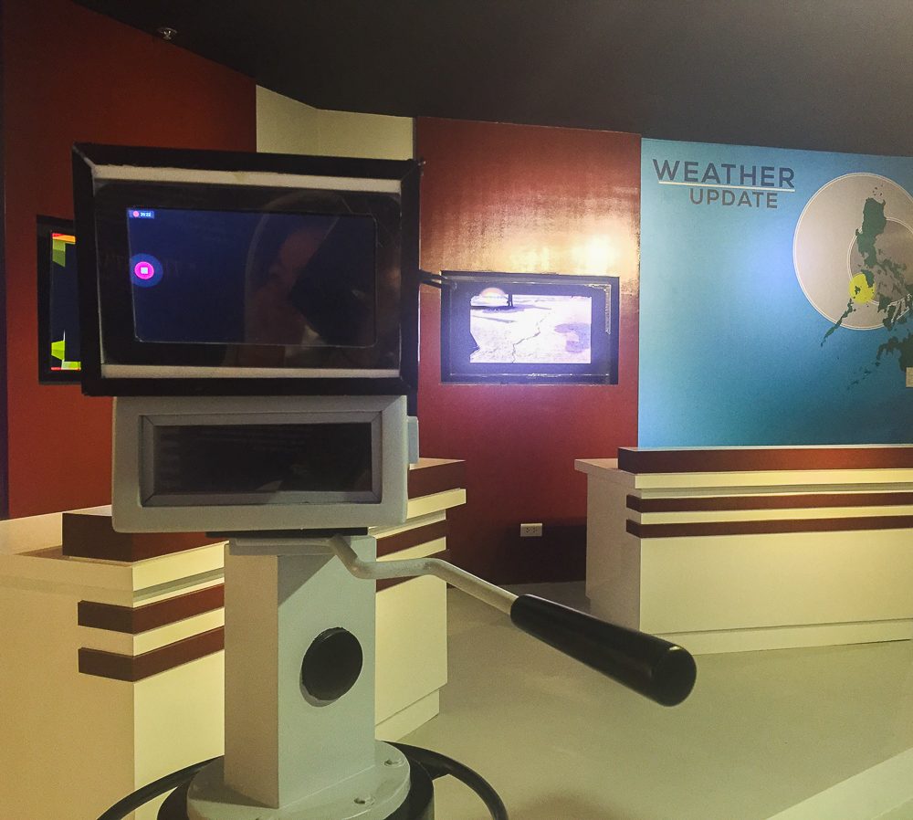 WEATHER UPDATE. See the studios at QCX's Entertainment gallery. Photo by Vernise L. Tantuco 