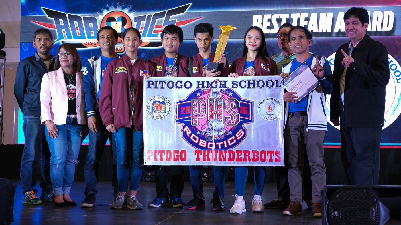 HS students from Pitogo, Caloocan, and Malabon top local robotics competition